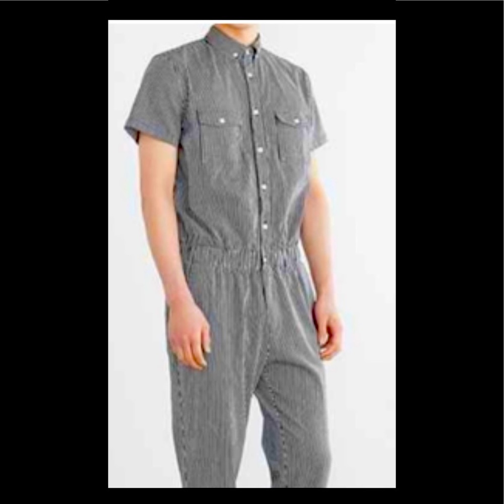Standard Issue Pinstripes jumpsuit- Size M